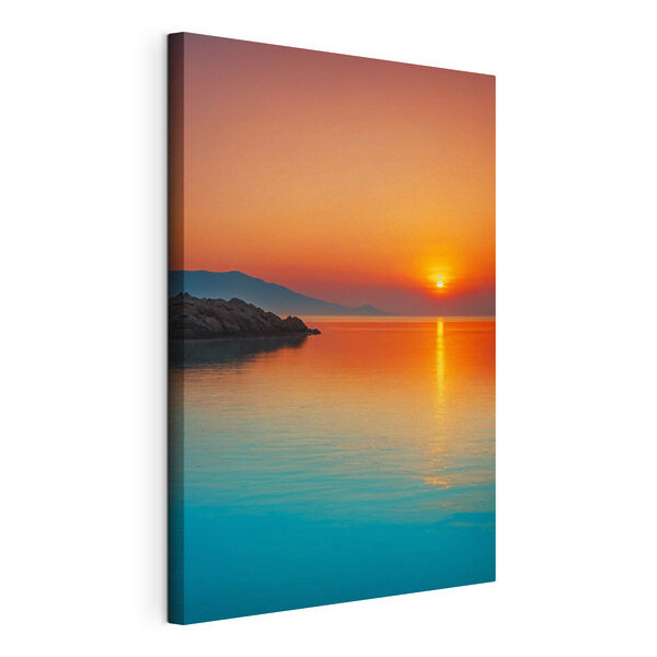 Tramonto su uno specchio d'acqua Quadri Tramonto su uno specchio d'acqua