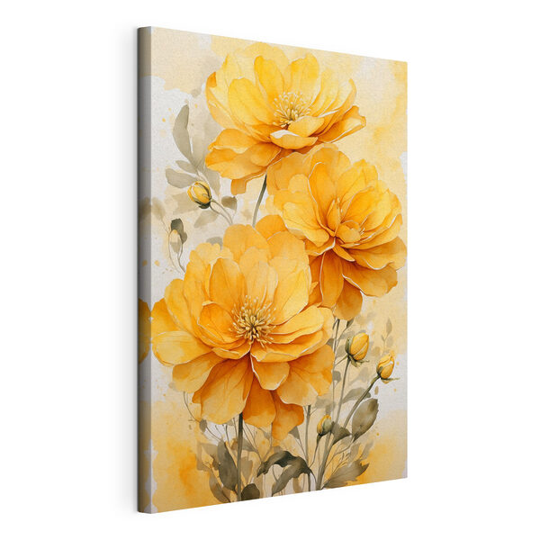 Dipinto di fiori arancioni Quadri Dipinto di fiori arancioni