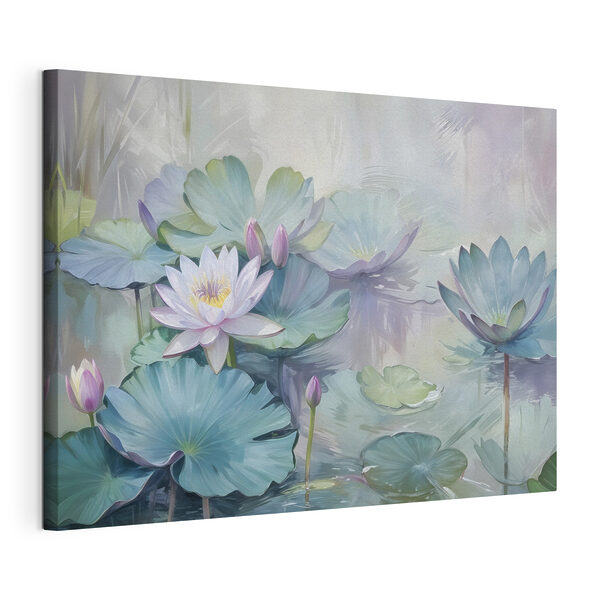 Quadri Dipinto raffigurante un fiore e delle foglie (COD: s40542) Quadri Quadri Dipinto raffigurante un fiore e delle foglie (COD: s40542)