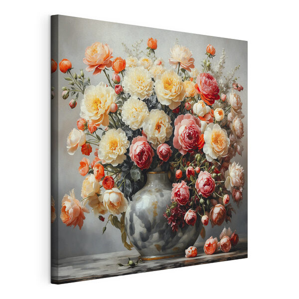 Vaso di fiori su un tavolo Quadri Vaso di fiori su un tavolo