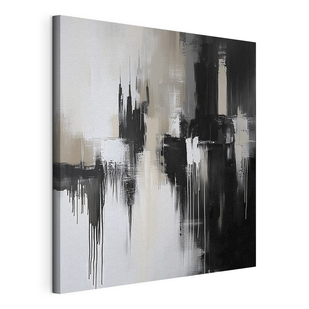 Black and white painting
