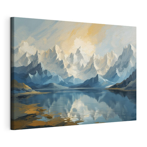 Quadri Lago con montagne e nuvole (COD: s40861) Quadri Quadri Lago con montagne e nuvole (COD: s40861)