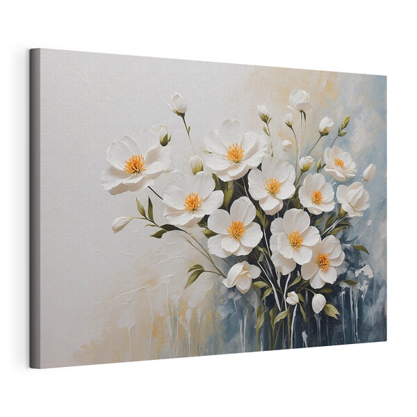 Quadri Quadri Dipinto di fiori bianchi (COD: s41039)