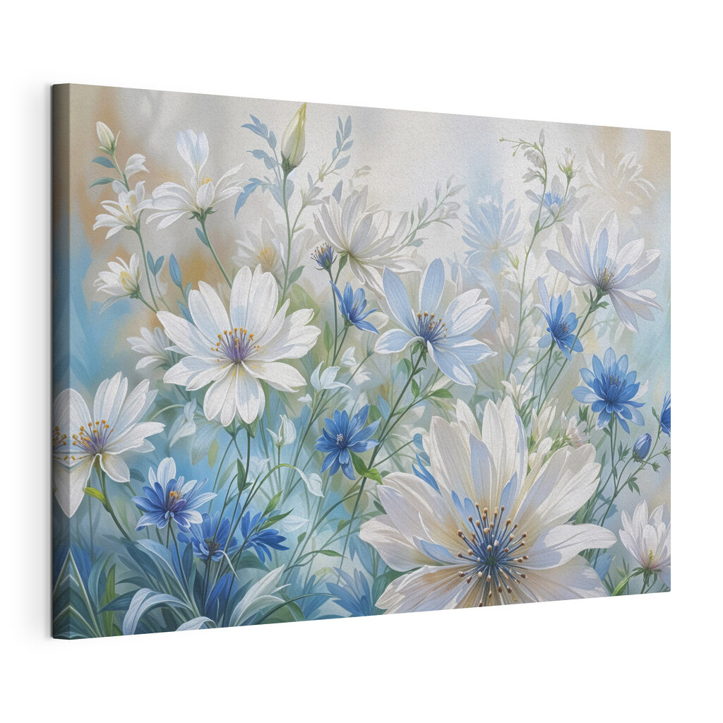 Delicate blooms in soft pastel hues Delicate blooms in soft pastel hues
