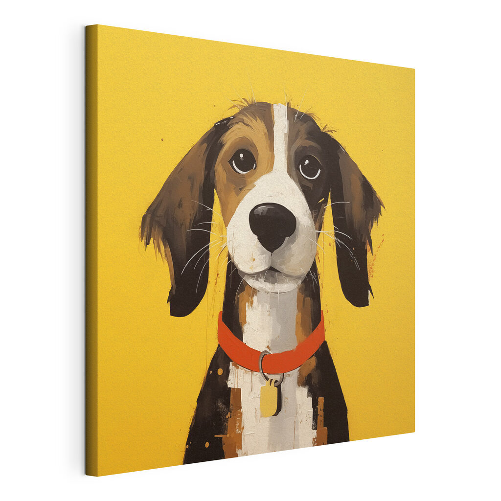 Painting of a dog Painting of a dog