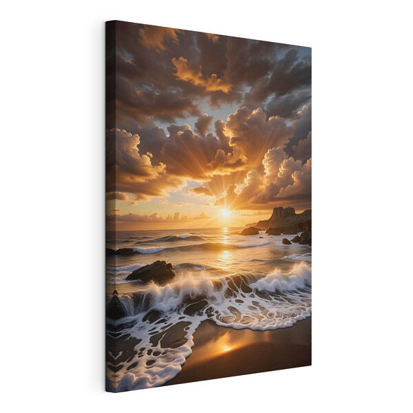 Tramonto su uno specchio d'acqua Quadri Tramonto su uno specchio d'acqua