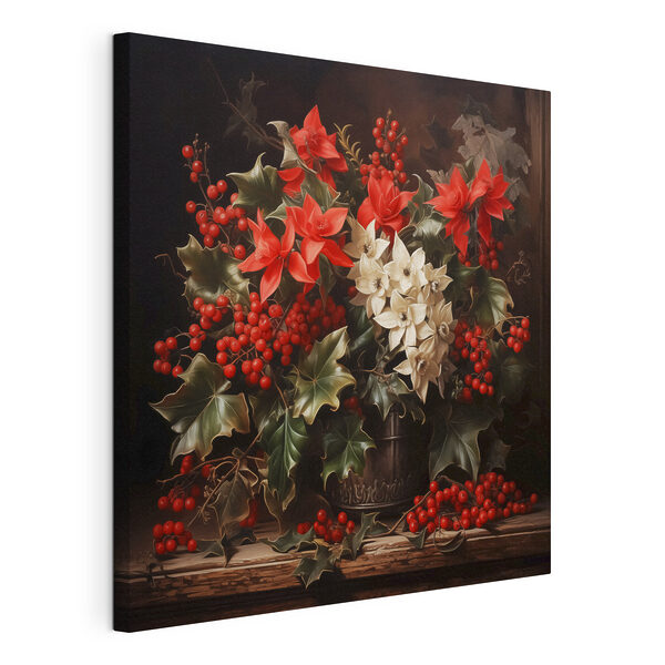 Quadri Quadri Dipinto di fiori e bacche (COD: s41272)