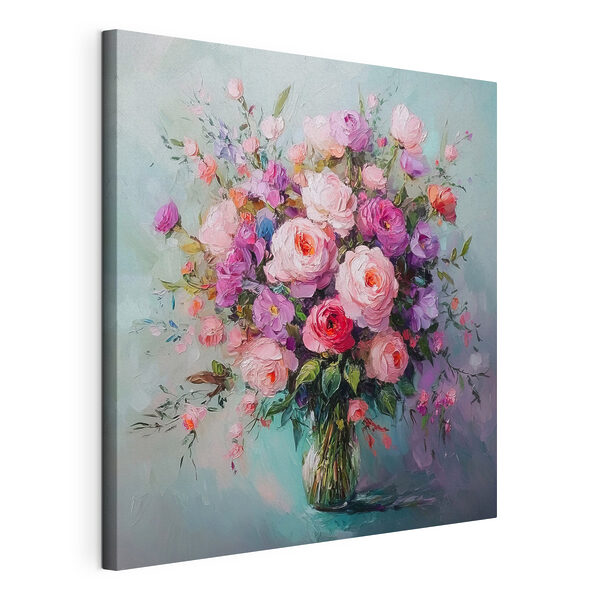 Quadri Dipinto di fiori in un vaso