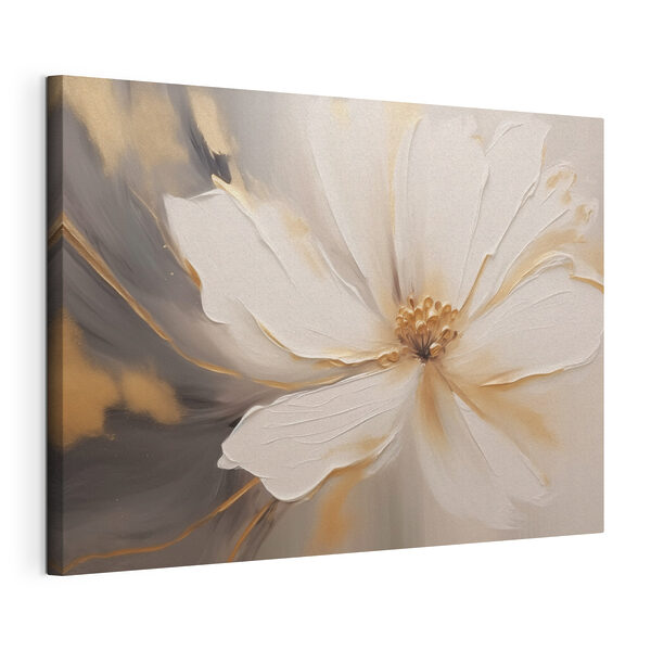Quadri Dipinto raffigurante un fiore bianco