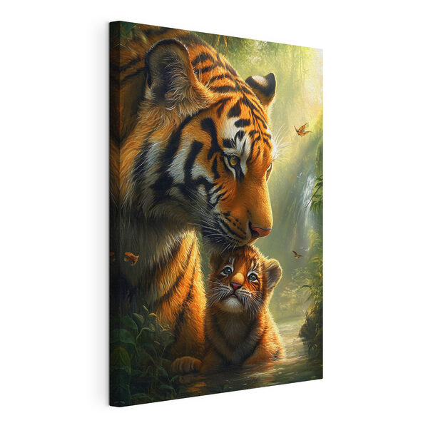 Quadri Una tigre e un cucciolo nella giungla (COD: s41760) Quadri Quadri Una tigre e un cucciolo nella giungla (COD: s41760)