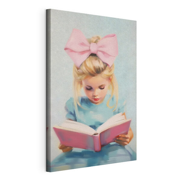 Quadri Quadri Ragazza che legge un libro (COD: s41800)