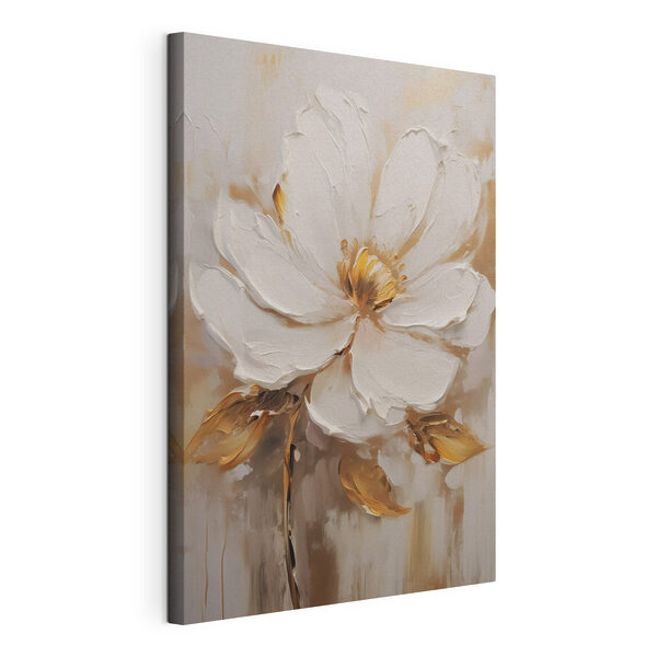 Dipinto raffigurante un fiore bianco Quadri Dipinto raffigurante un fiore bianco