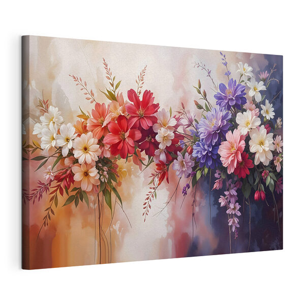 Mazzo di fiori colorati Quadri Mazzo di fiori colorati