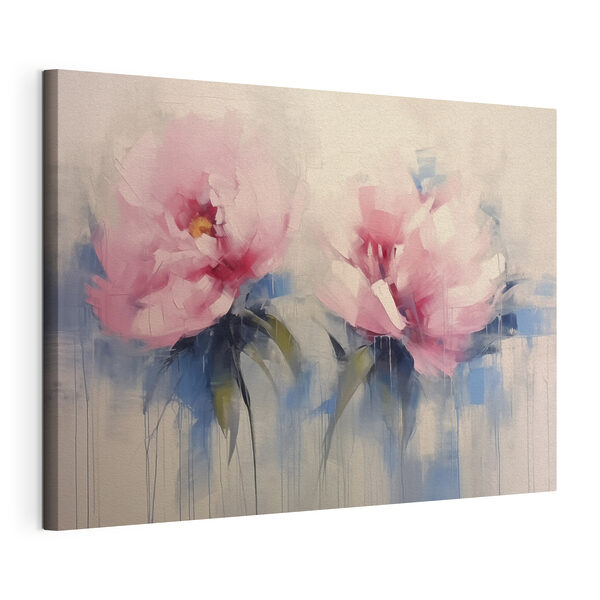 Quadri Dipinto di fiori rosa