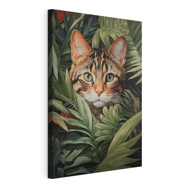 Quadri Gatto nella giungla (COD: s42354) Quadri Quadri Gatto nella giungla (COD: s42354)