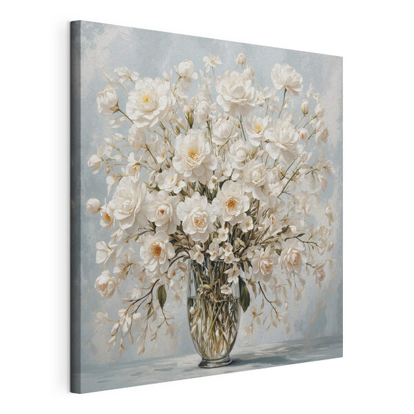 Vaso di fiori bianchi Quadri Vaso di fiori bianchi