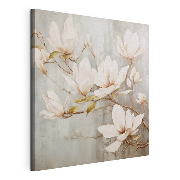 Dipinto di fiori su una parete Quadri Dipinto di fiori su una parete