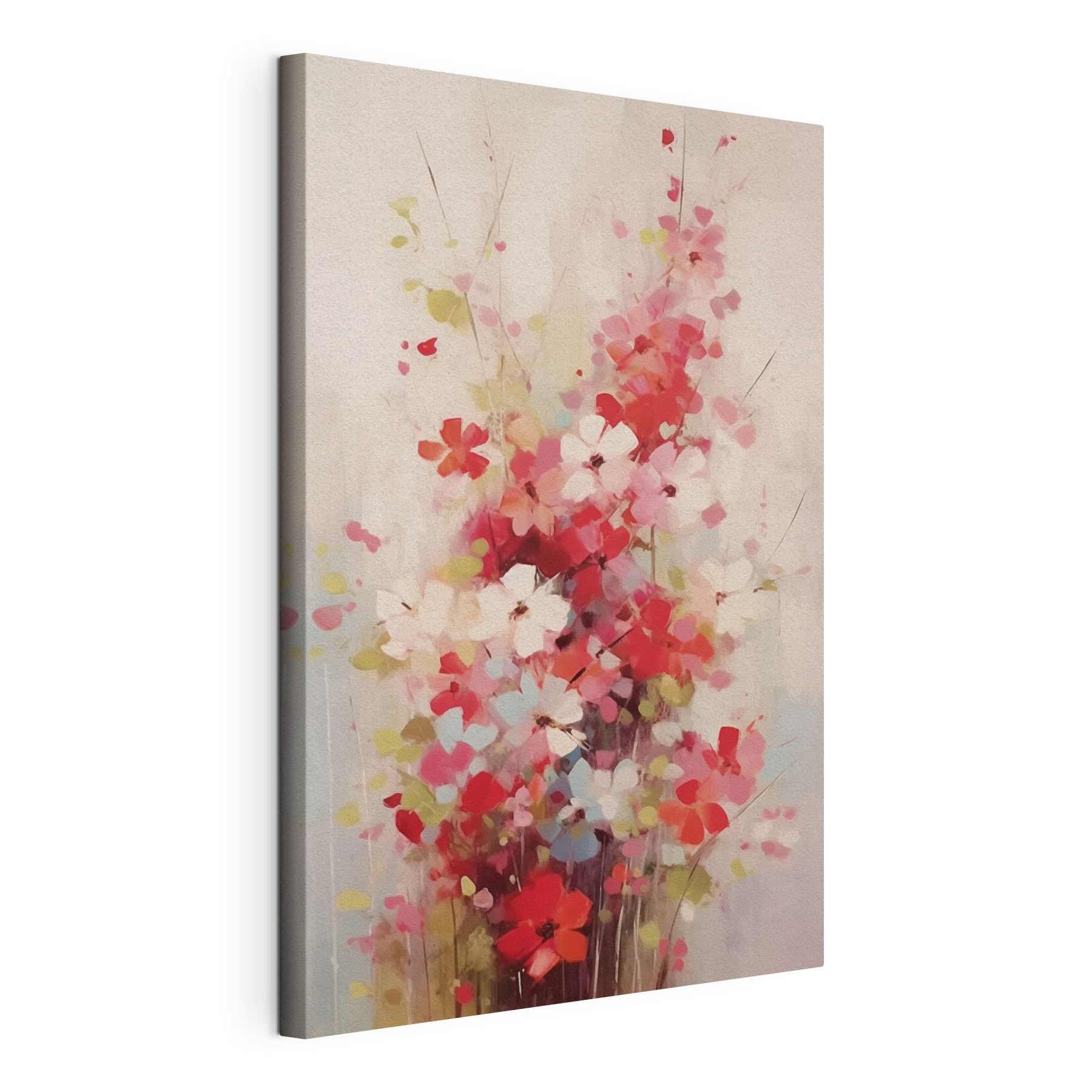 Painting of flowers in a vase Painting of flowers in a vase