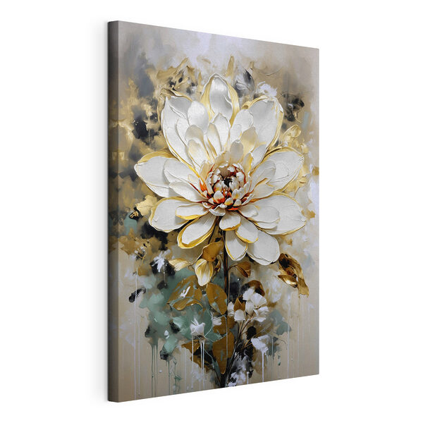 Quadri Dipinto raffigurante un fiore bianco (COD: s42707) Quadri Quadri Dipinto raffigurante un fiore bianco (COD: s42707)