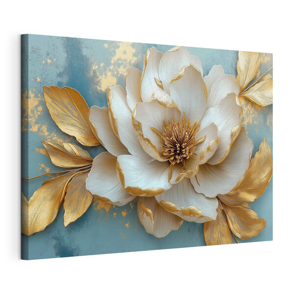 Delicate petals on vibrant background