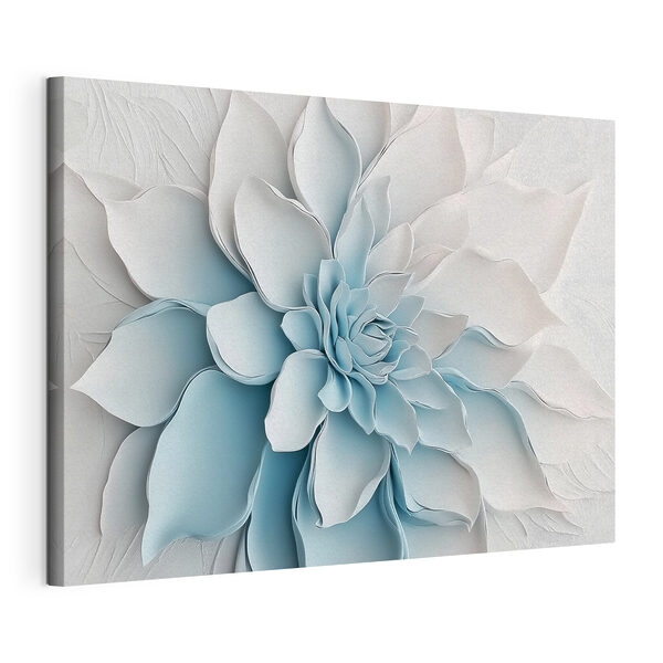 White flower made of paper White flower made of paper