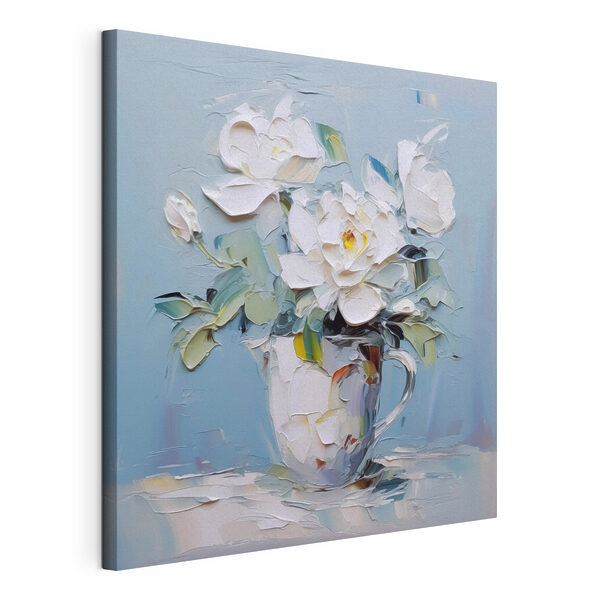 Quadri Quadri Dipinto raffigurante dei fiori in una tazza (COD: s43225)