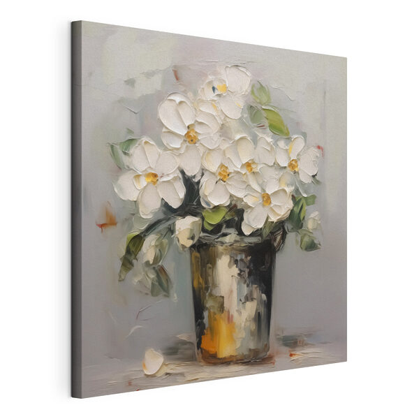 Quadri Dipinto raffigurante dei fiori in un secchio (COD: s43228) Quadri Quadri Dipinto raffigurante dei fiori in un secchio (COD: s43228)