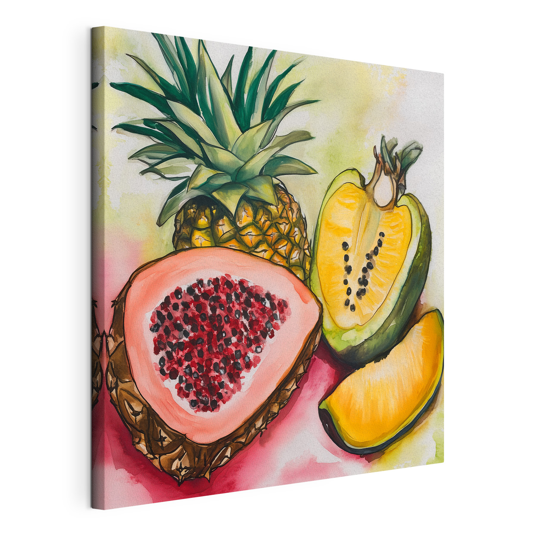 Watercolor painting of fruit Watercolor painting of fruit