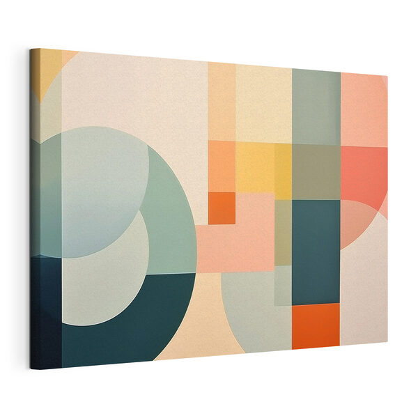 Opera d'arte colorata con forme diverse Quadri Opera d'arte colorata con forme diverse
