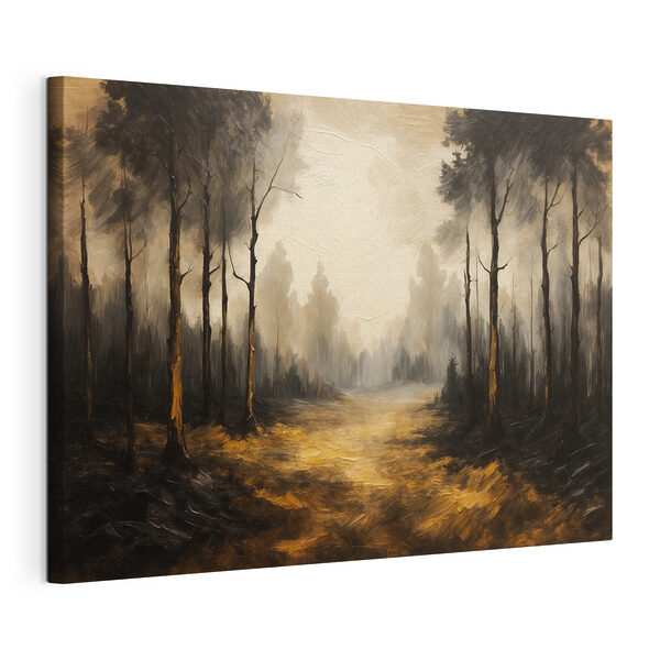 Quadri Quadri Dipinto raffigurante una foresta con alberi (COD: s43448)