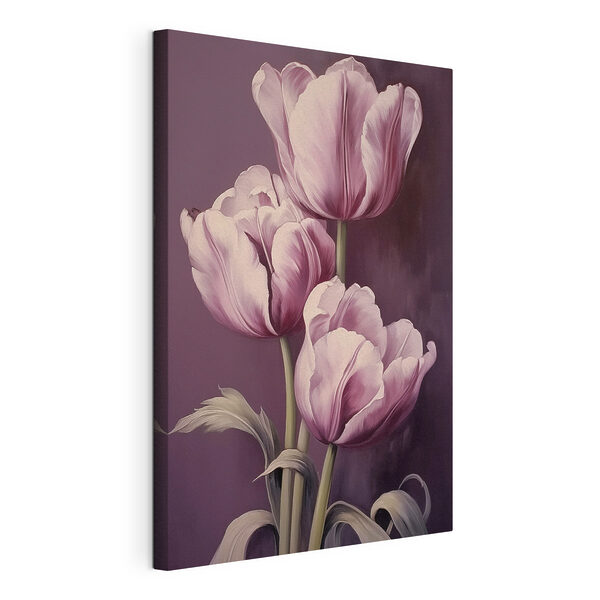 Quadri Quadri Dipinto di tulipani rosa (COD: s43513)