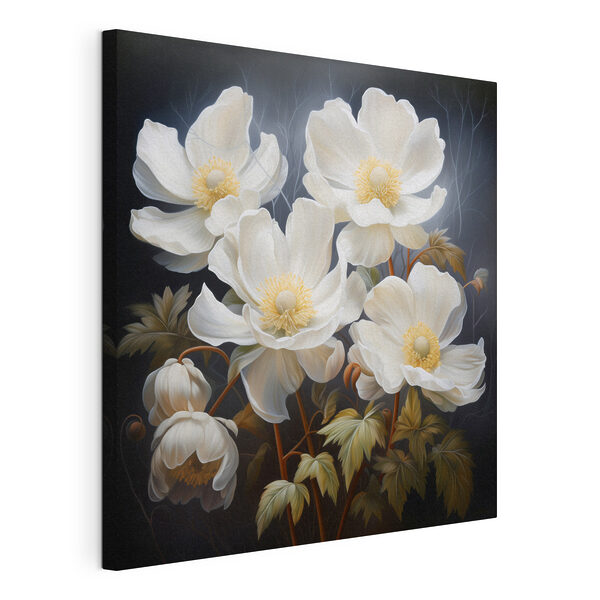 Quadri Quadri Dipinto di fiori bianchi (COD: s43901)