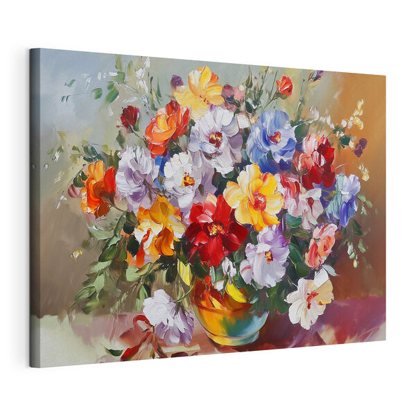 Dipinto di fiori in un vaso Quadri Dipinto di fiori in un vaso