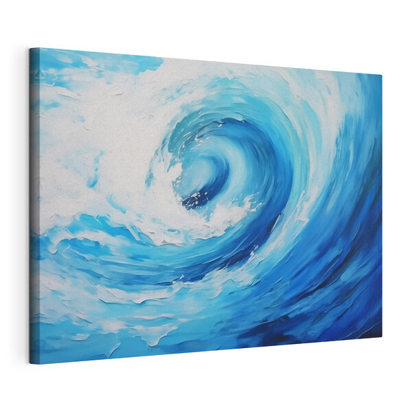 Quadri Vortice blu e bianco