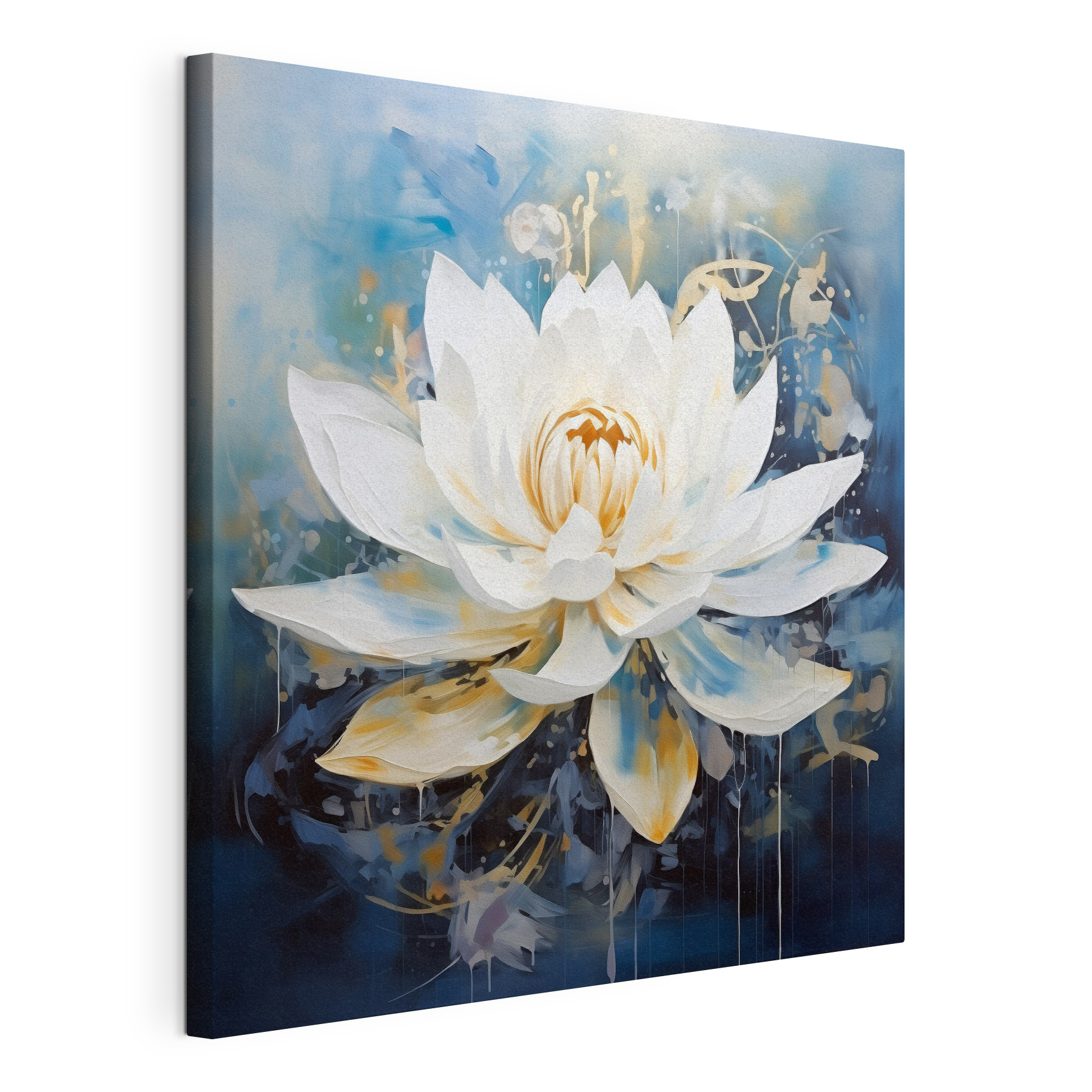 Painting of a white flower
