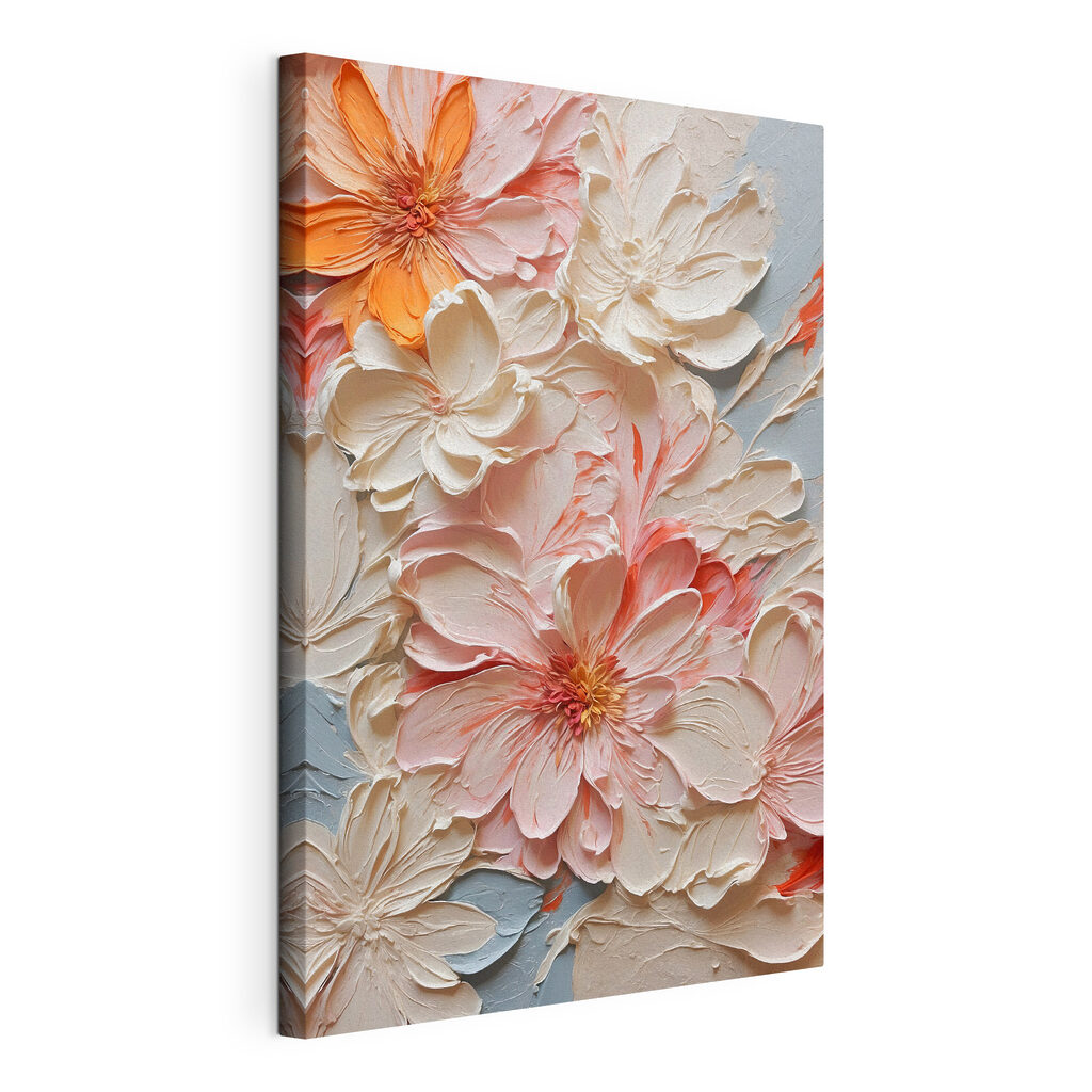 Delicate petals in soft pastel hues Delicate petals in soft pastel hues