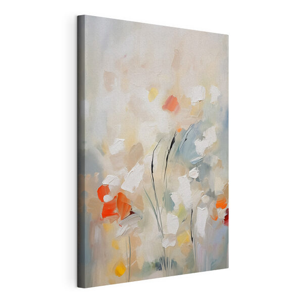 Quadri Quadri Dipinto di fiori su una parete (COD: s44136)
