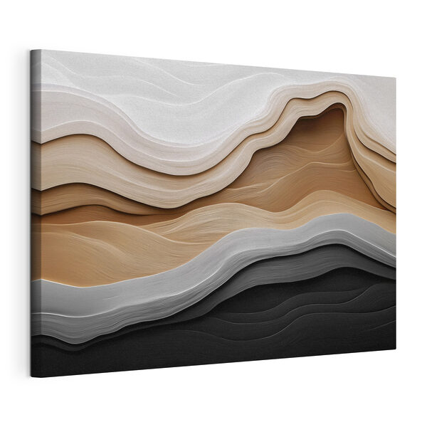 Morbide onde di colori materici Quadri Morbide onde di colori materici