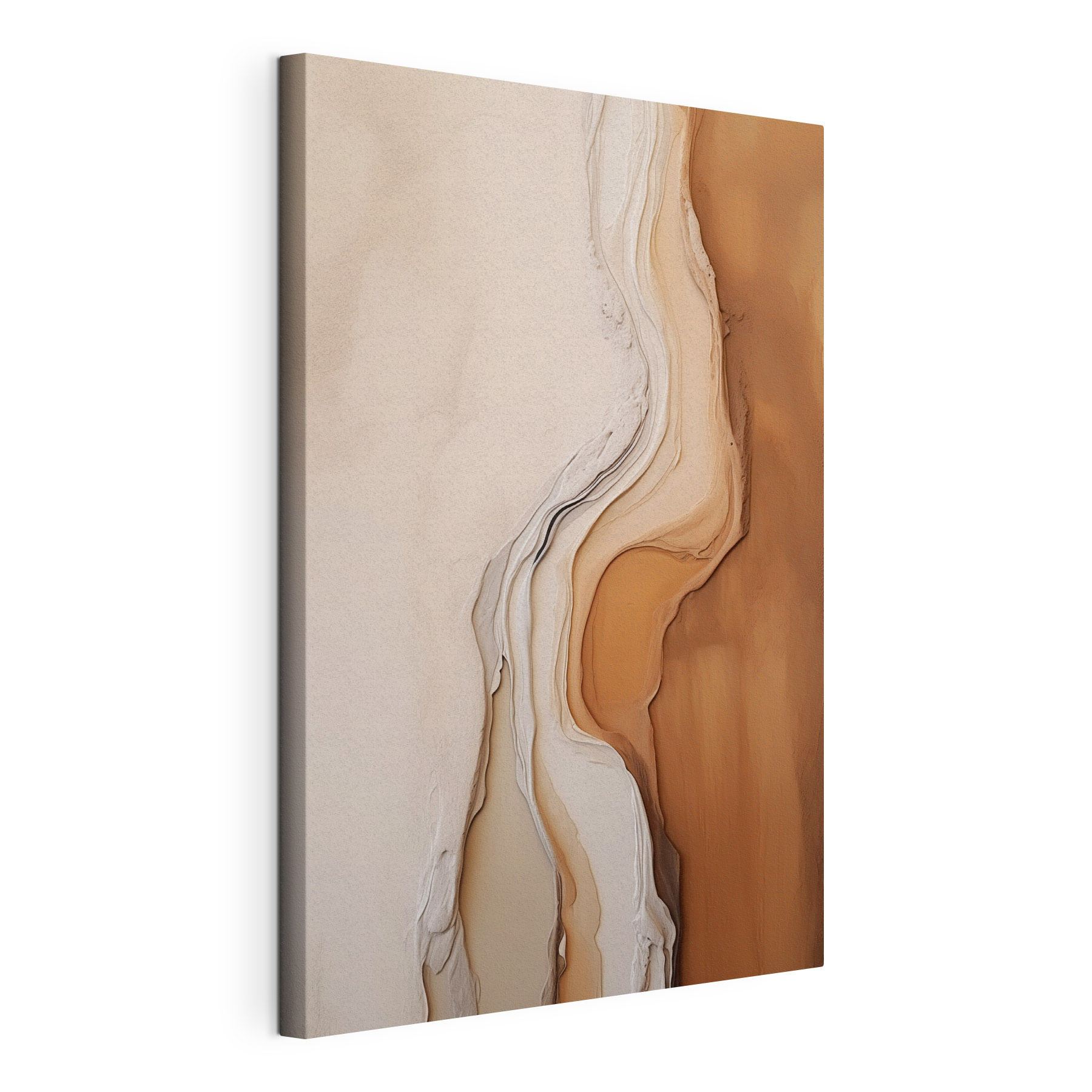 Flowing layers of earthy tones Flowing layers of earthy tones
