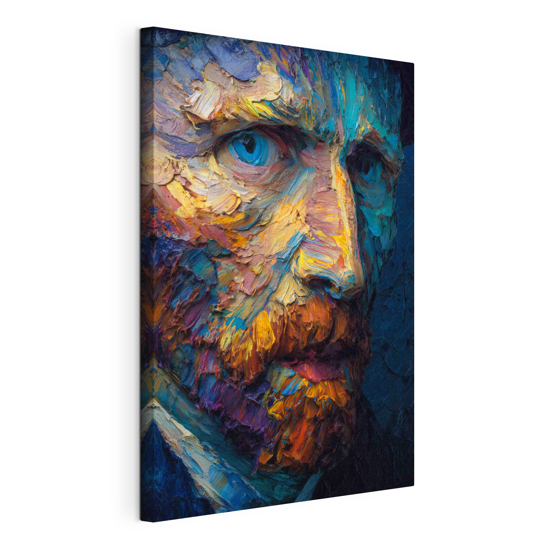 Painting of a man's face