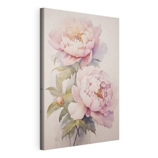 Dipinto raffigurante fiori rosa Quadri Dipinto raffigurante fiori rosa