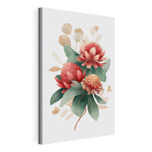 Vibrant blooms against a light background Vibrant blooms against a light background