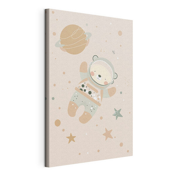 Orso dei cartoni animati nello spazio Quadri Orso dei cartoni animati nello spazio