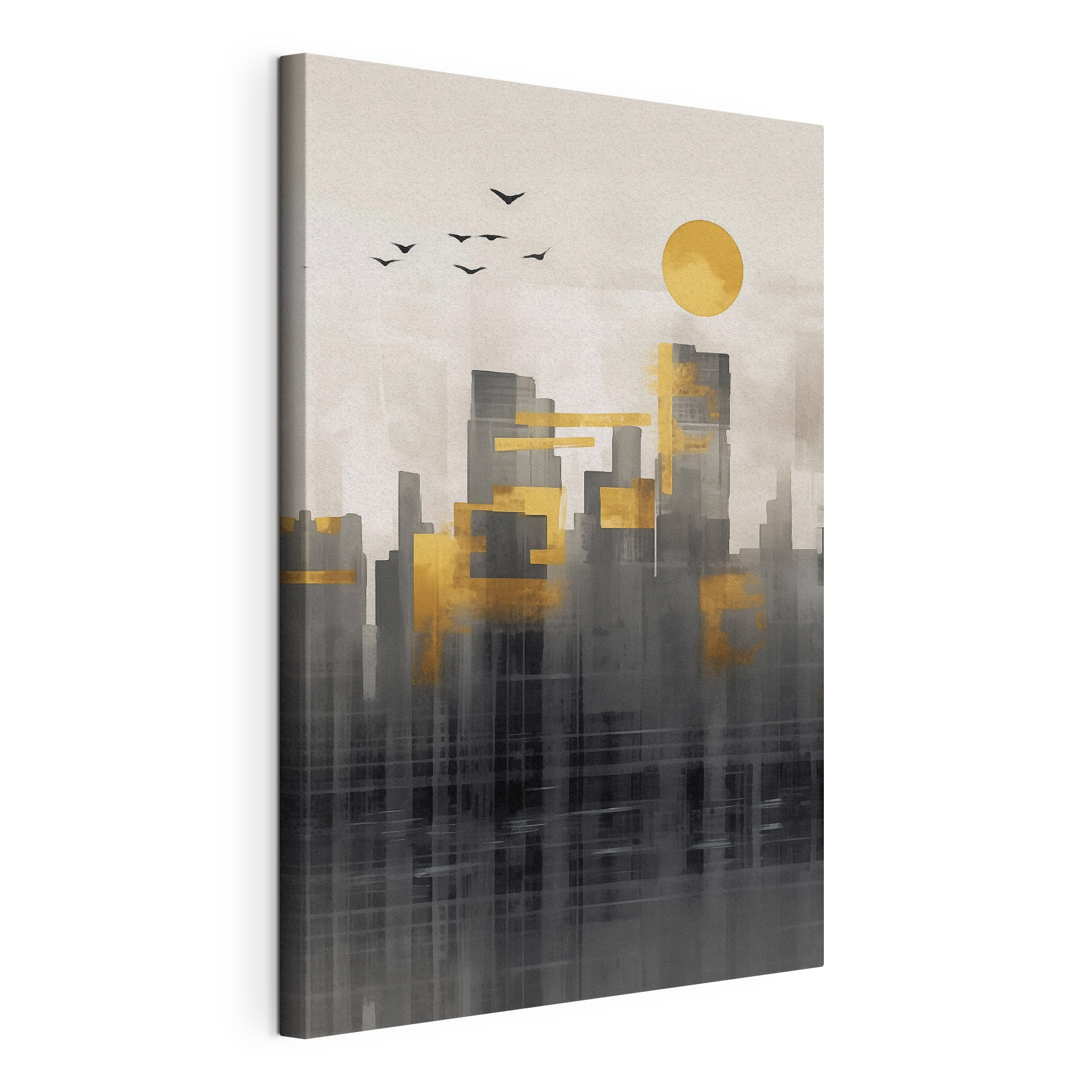 Painting of a city