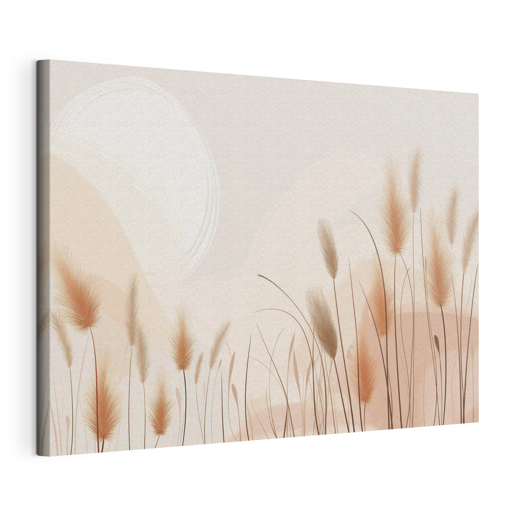 Gentle breeze through soft grasses