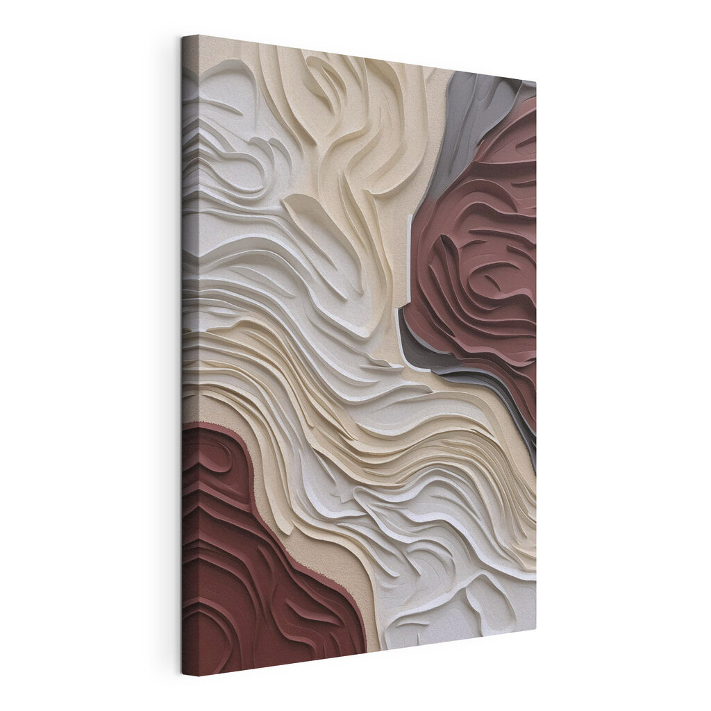 Flowing patterns in soft hues