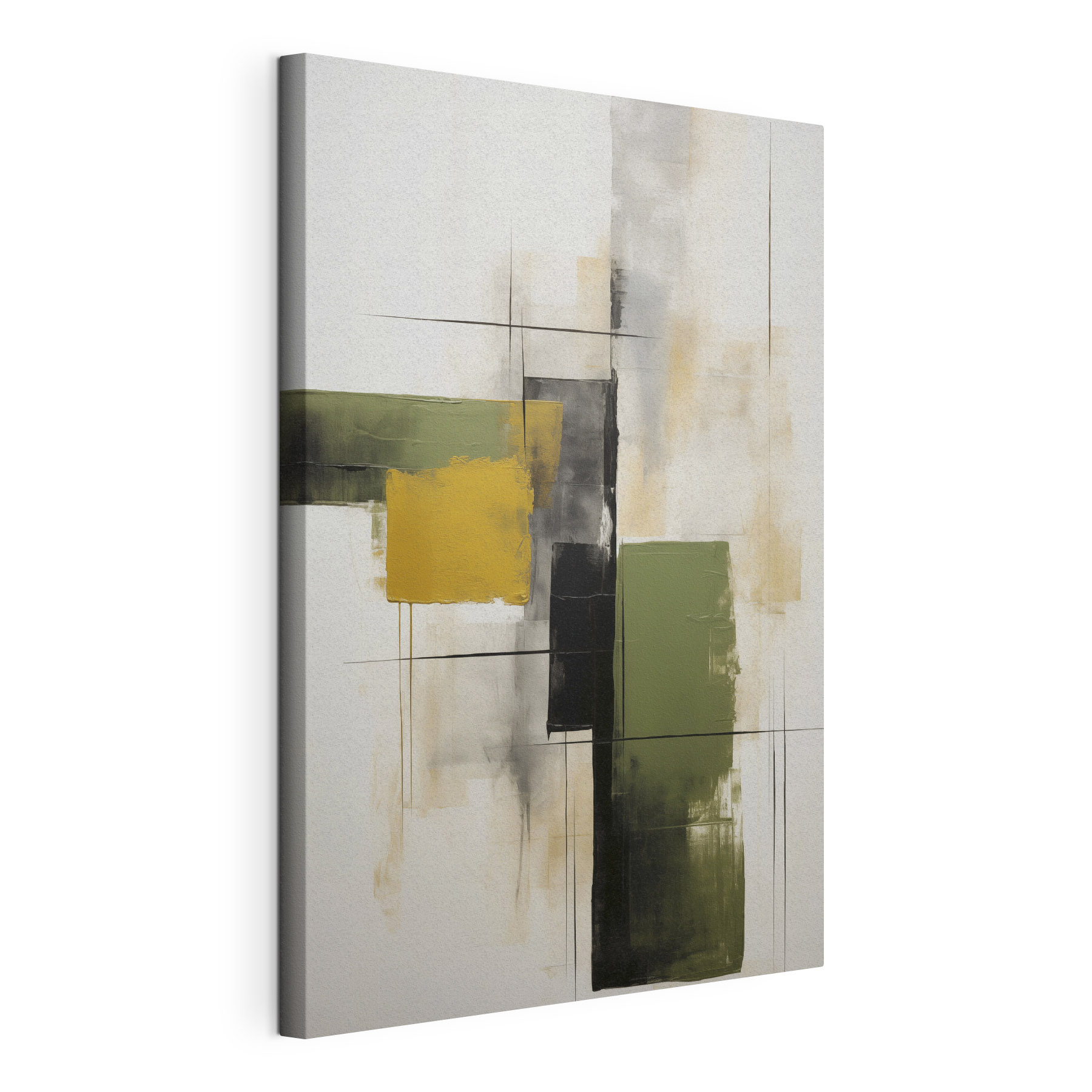 Painting of squares and lines Painting of squares and lines