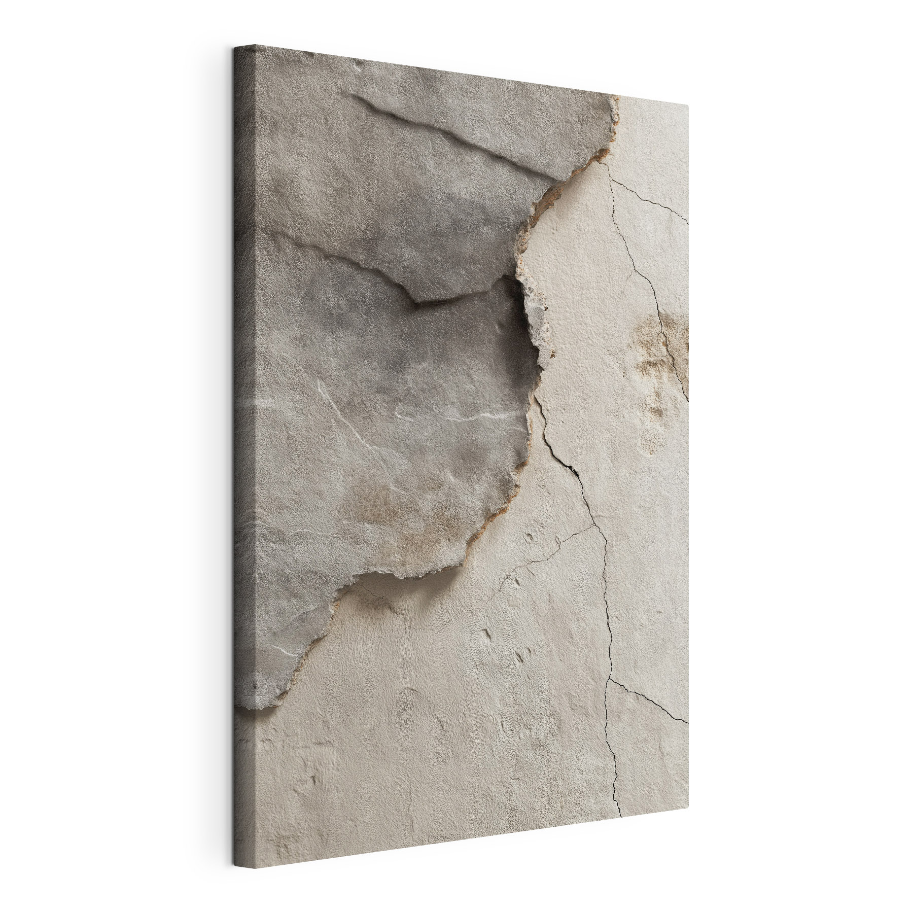 Peeling layers of aged surface
