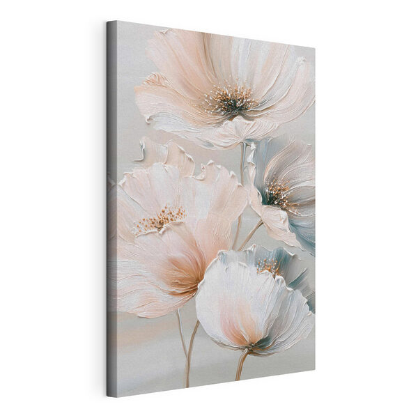 Delicate blooms in soft pastel hues