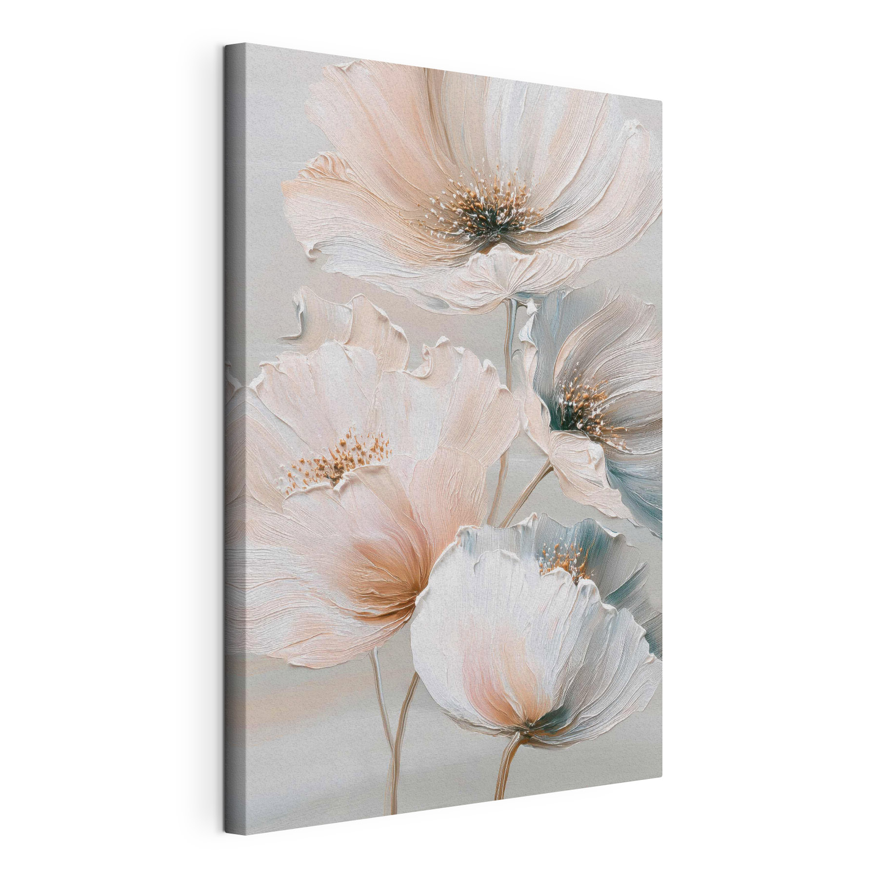Delicate blooms in soft pastel hues